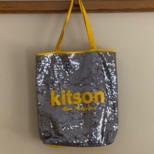 Sequined Kitson tote bag.